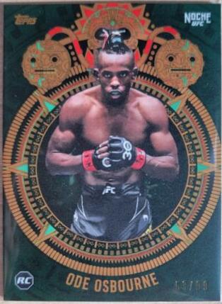 Ode Osbourne 2024 Topps Noche UFC Base #15 Green