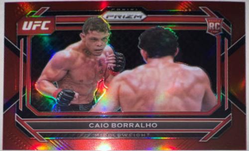 Caio Borralho 2023 Panini Prizm UFC Base #68 Red