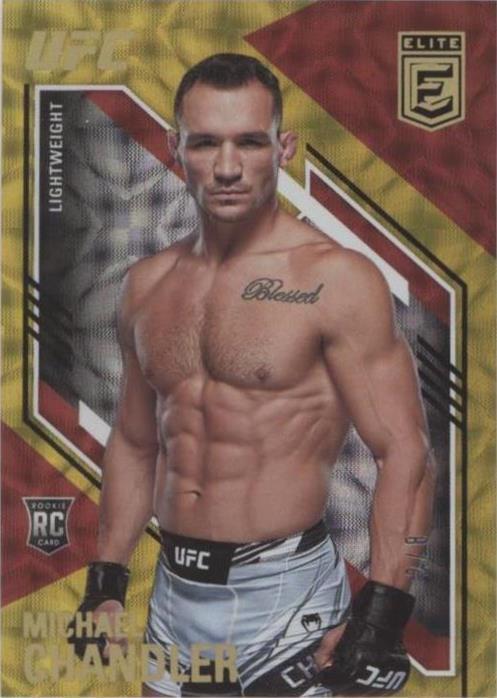 Michael Chandler 2021 Panini Chronicles UFC Base Elite #148 Asia Gold