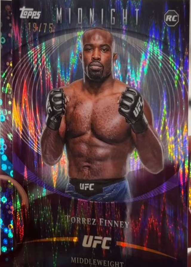 Torrez Finney 2026 Topps Midnight UFC Base #59 Midnight