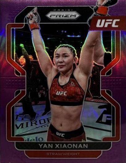 Yan Xiaonan 2022 Panini Prizm UFC Base #194 Purple