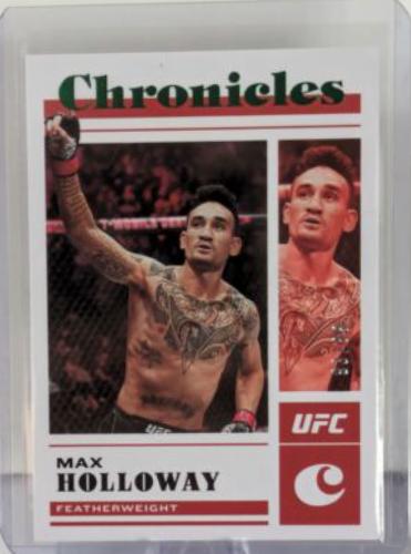 Max Holloway 2023 Panini Chronicles UFC Base Chronicles #14 Green