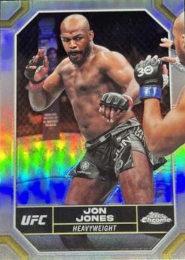 Jon Jones 2024 Topps Chrome UFC Base #97 Refractor
