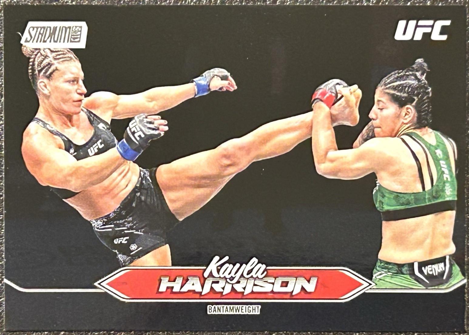 Kayla Harrison 2025 Topps Stadium Club UFC Base #125 Black