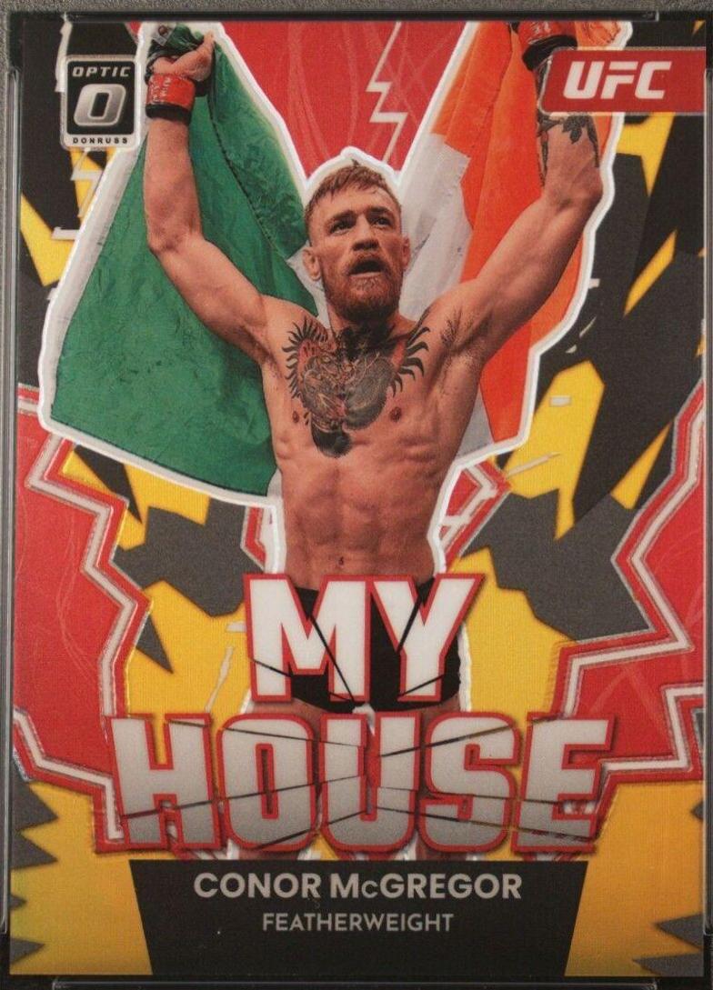 Conor McGregor 2023 Panini Donruss Optic UFC My House #4 Gold