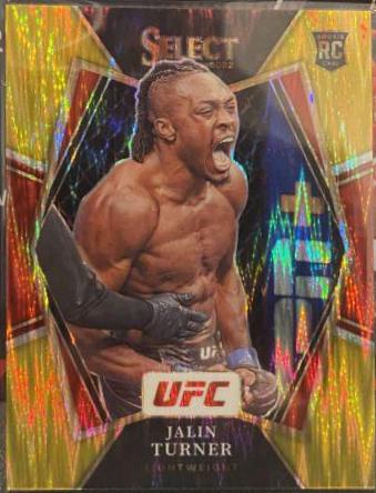 Jalin Turner 2022 Panini Select UFC Premier Level #140 Gold Flash
