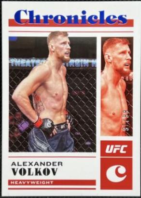Alexander Volkov 2023 Panini Chronicles UFC Base Chronicles #13 Blue