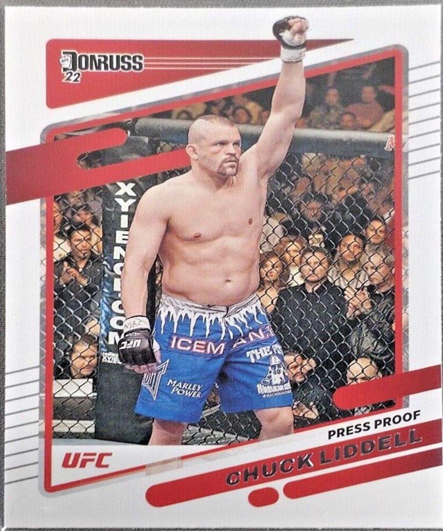 Chuck Liddell 2022 Panini Donruss UFC Base #188 Silver
