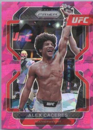 Alex Caceres 2022 Panini Prizm UFC Base #117 Pink Ice