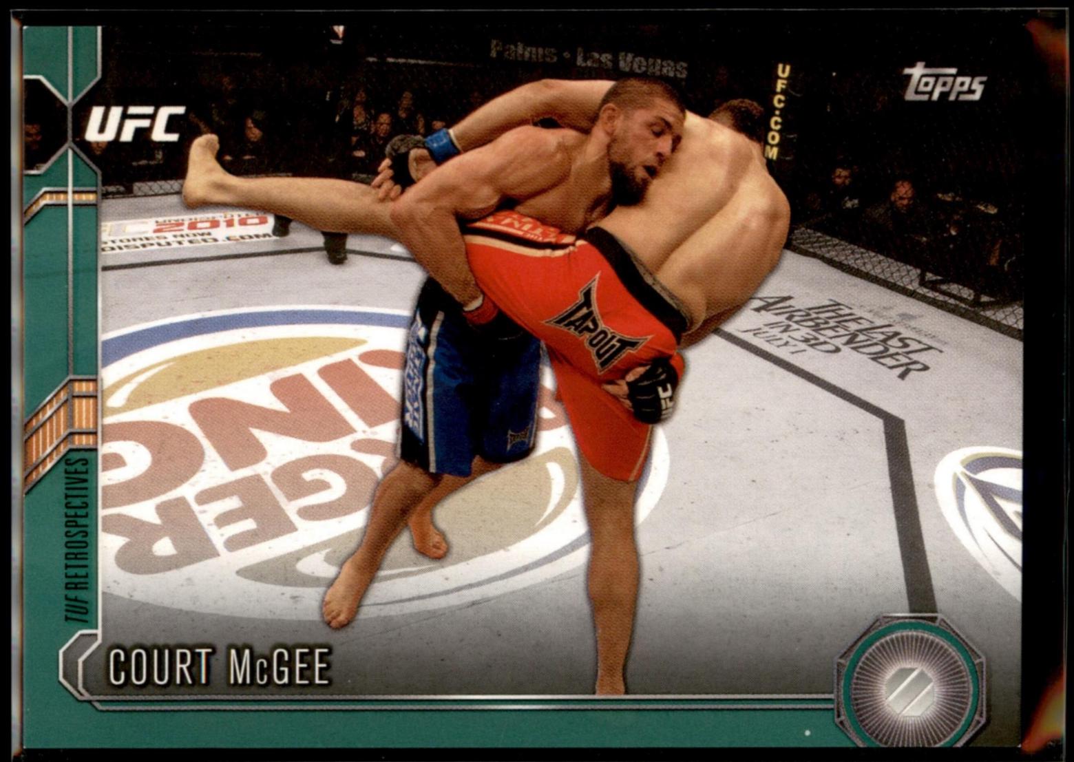 Court McGee 2015 Topps UFC Chronicles Base #102 Green
