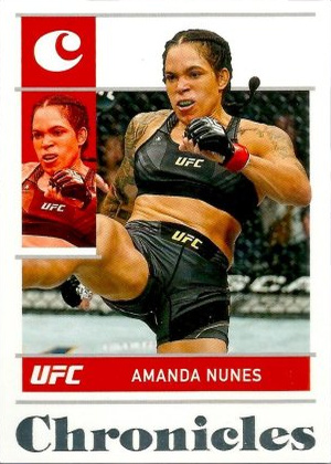 Amanda Nunes 2022 Panini Chronicles UFC Base Chronicles #49 Platinum