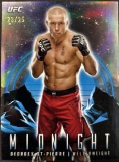 Georges St-Pierre 2024 Topps Midnight UFC Base #75 Moonrise