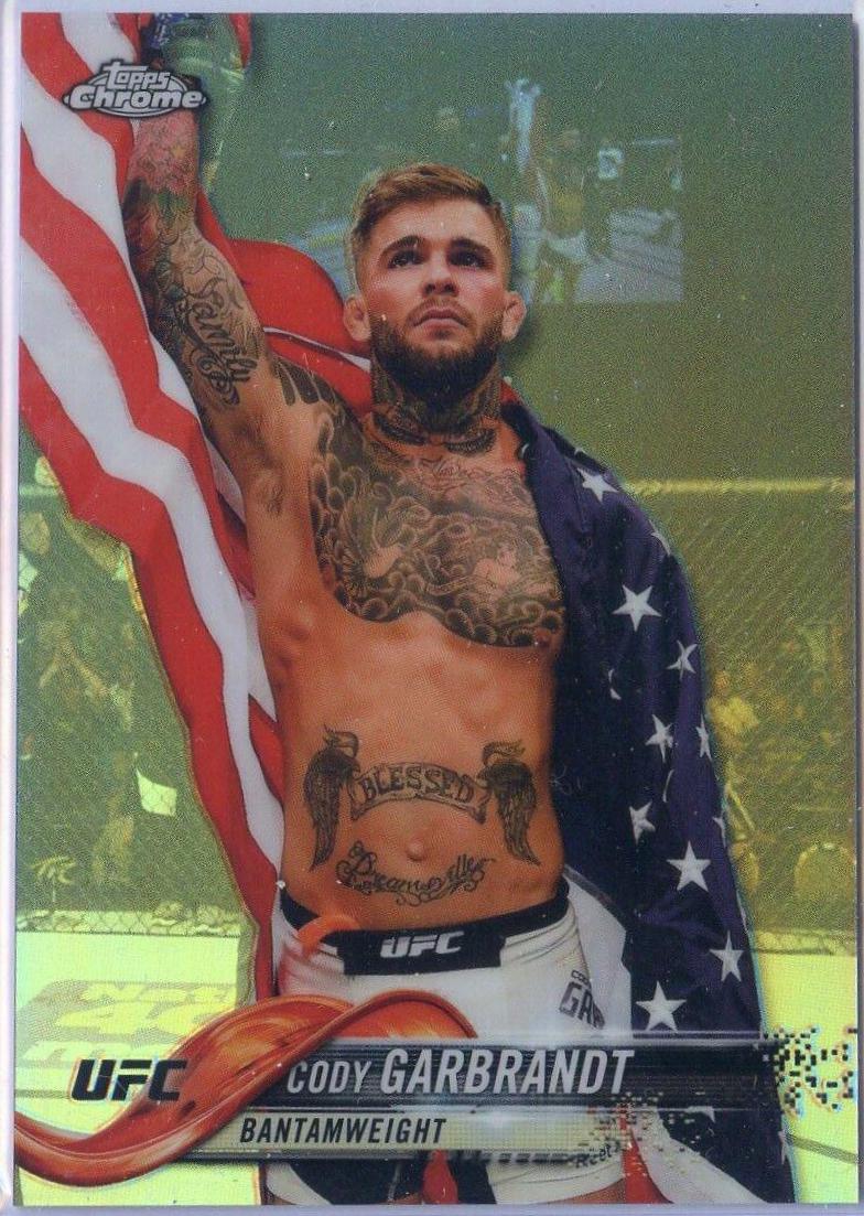 Cody Garbrandt 2018 Topps Chrome UFC Base #82 Refractor