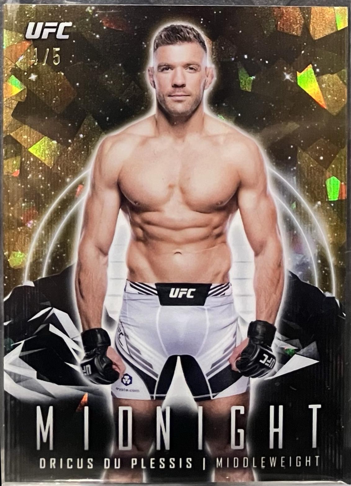 Dricus Du Plessis 2024 Topps Midnight UFC Base #12 Daybreak