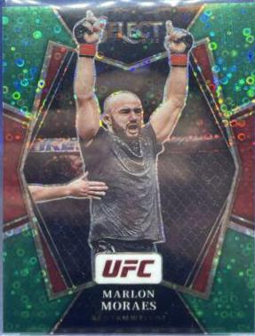 Marlon Moraes 2022 Panini Select UFC Premier Level #142 Green Disco