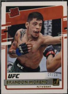 Brandon Moreno 2021 Panini Chronicles UFC Base Donruss Rated Rookies #26 Gold