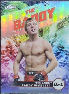 Paddy Pimblett 2024 Topps Chrome UFC AKA #AKA-16 Black Refractor