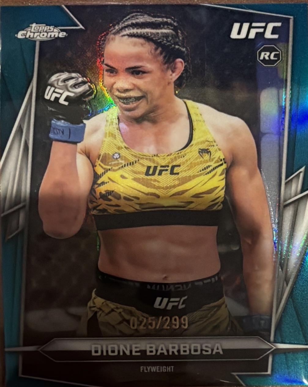 Dione Barbosa 2026 Topps Chrome UFC Base #33 Octafractor