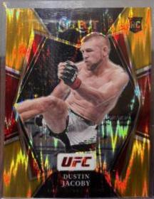 Dustin Jacoby 2022 Panini Select UFC Premier Level #189 Gold Flash