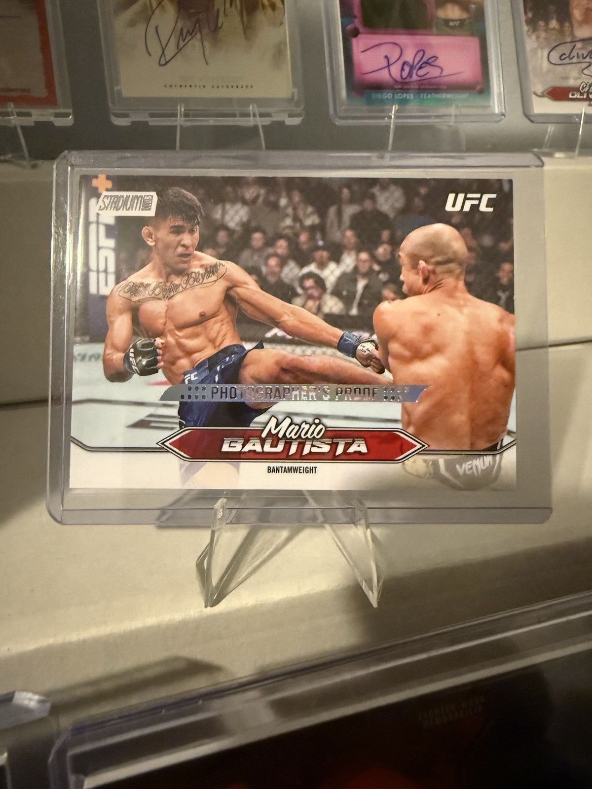 Mario Bautista 2025 Topps Stadium Club UFC Base #104 Photographer's Proof