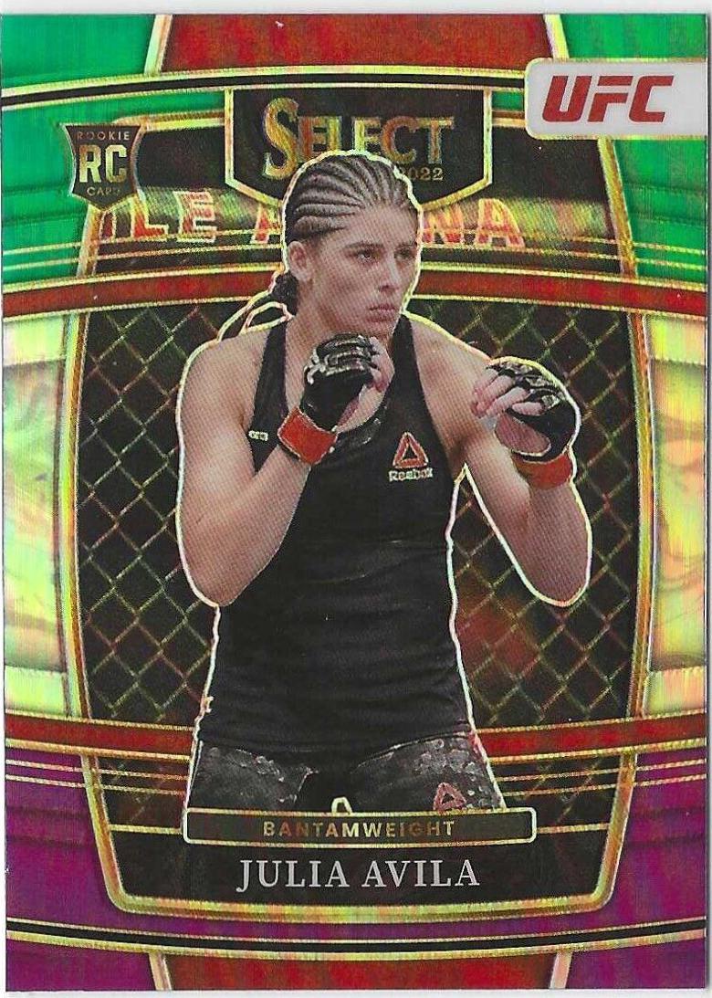 Julia Avila 2022 Panini Select UFC Concourse #91 Tri Color