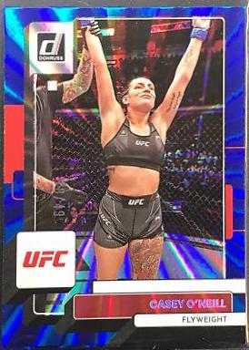 Casey O'Neill 2023 Panini Donruss UFC Base #138 Blue Laser