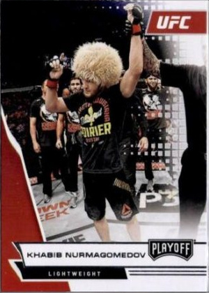 Khabib Nurmagomedov 2021 Panini Chronicles UFC Base Playoff #63 Asia Gold