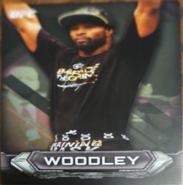 Tyron Woodley 2014 Topps UFC Knockout Base #21 Green