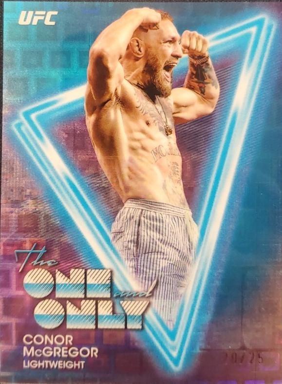 Conor McGregor 2025 Topps Midnight UFC The One and Only #OO-10 Moonrise