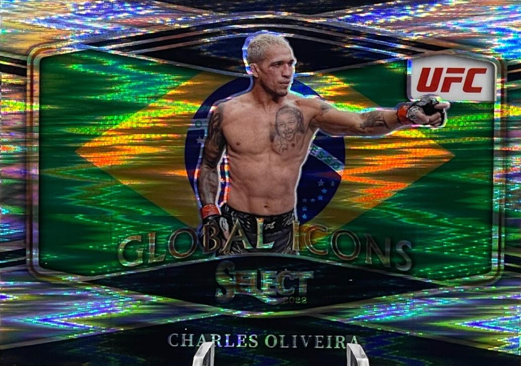 Charles Oliveira 2022 Panini Select UFC Global Icons #27 Flash