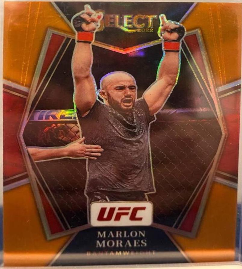 Marlon Moraes 2022 Panini Select UFC Premier Level #142 Orange