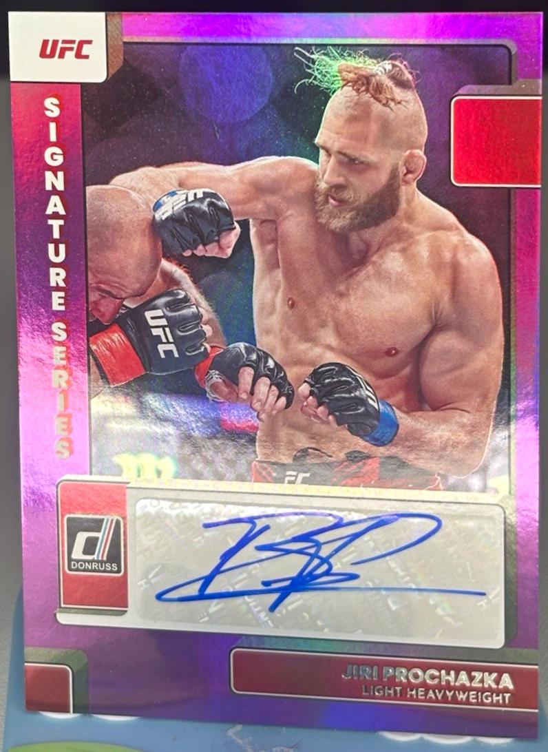 Jiri Prochazka 2023 Panini Donruss UFC Signature Series #91 Purple Laser