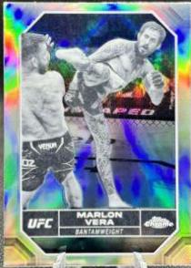 Marlon Vera 2024 Topps Chrome UFC Base #124 Negative Refractor