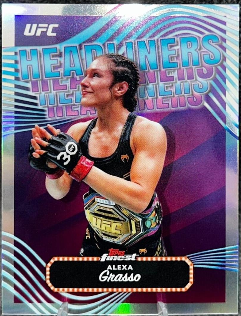 Alexa Grasso 2024 Topps Finest UFC Headliners #HDL-12 Refractor