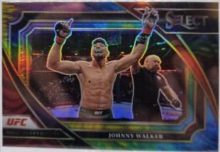 Johnny Walker 2023 Panini Select UFC Mezzanine #325 Tie Dye