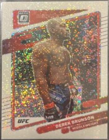 Derek Brunson 2022 Panini Donruss Optic UFC Base #46 White Sparkle