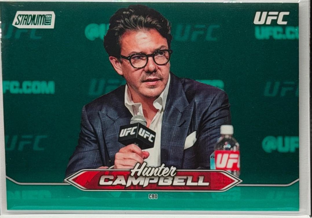 Hunter Campbell 2025 Topps Stadium Club UFC Base #167 Teal