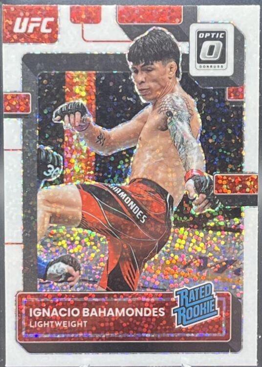 Ignacio Bahamondes 2023 Panini Donruss Optic UFC Base #134 White Sparkle