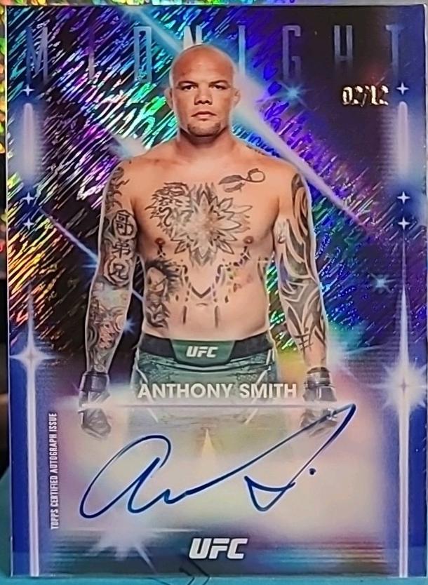 Anthony Smith 2025 Topps Midnight UFC Glimmer Graphs #GRG-AS Midnight