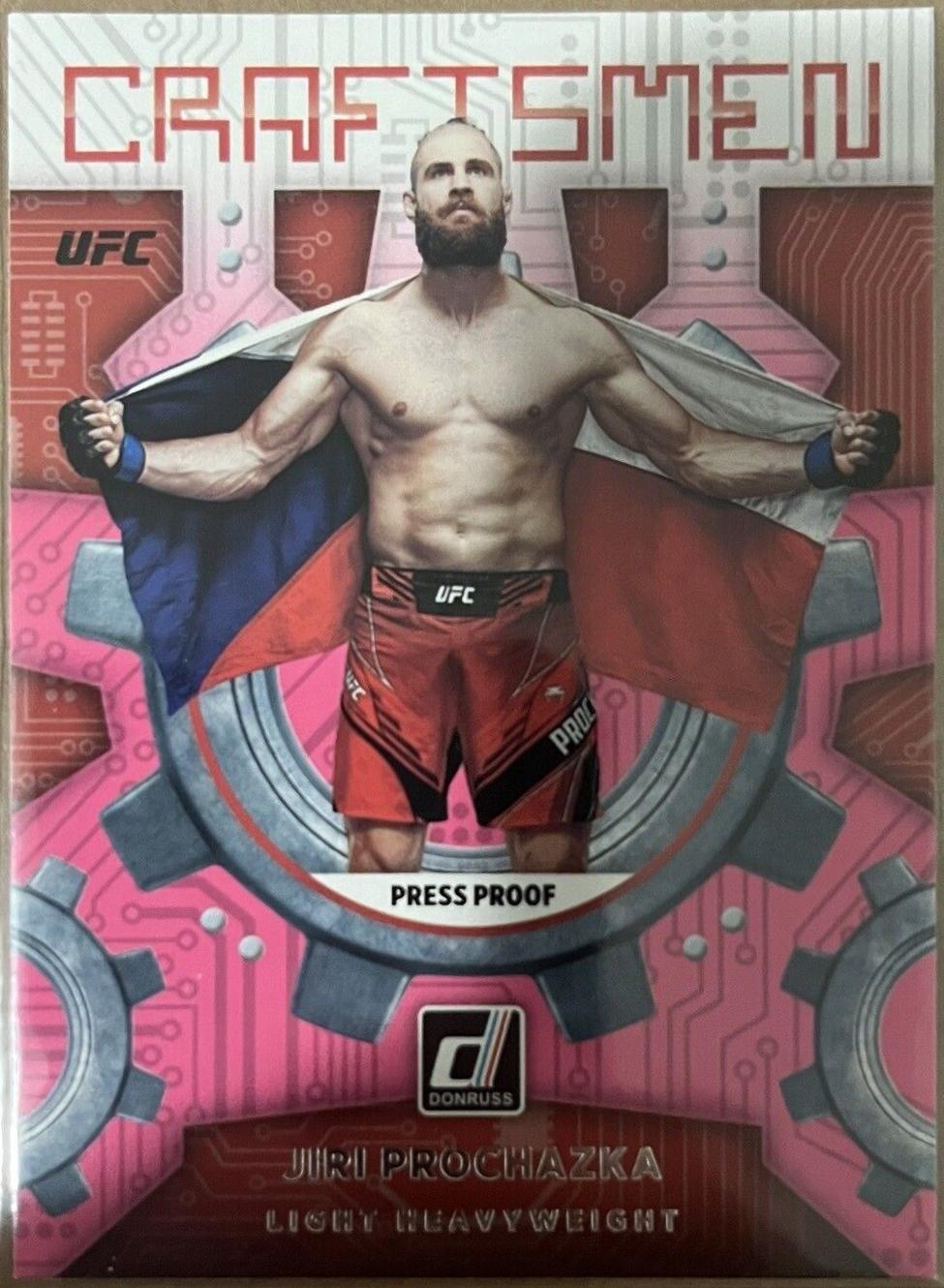 Jiri Prochazka 2022 Panini Donruss UFC Craftsmen #1 Pink