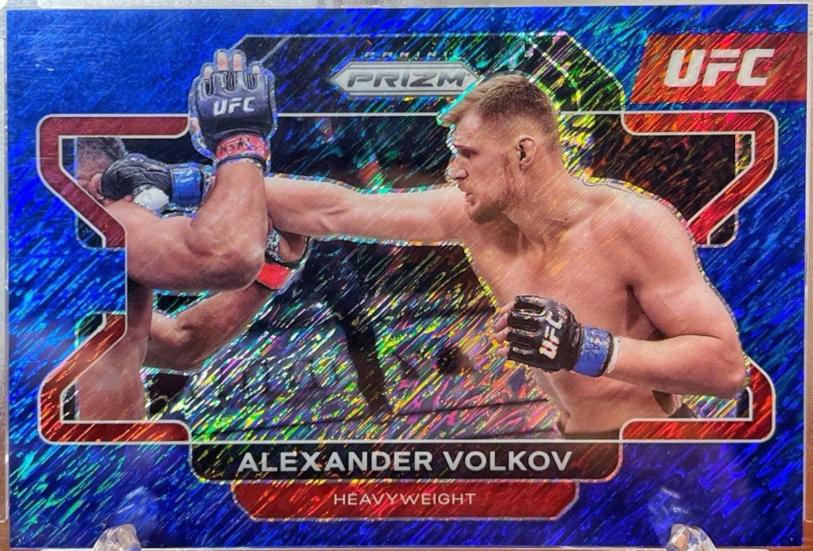 Alexander Volkov 2022 Panini Prizm UFC Base #45 Blue Shimmer