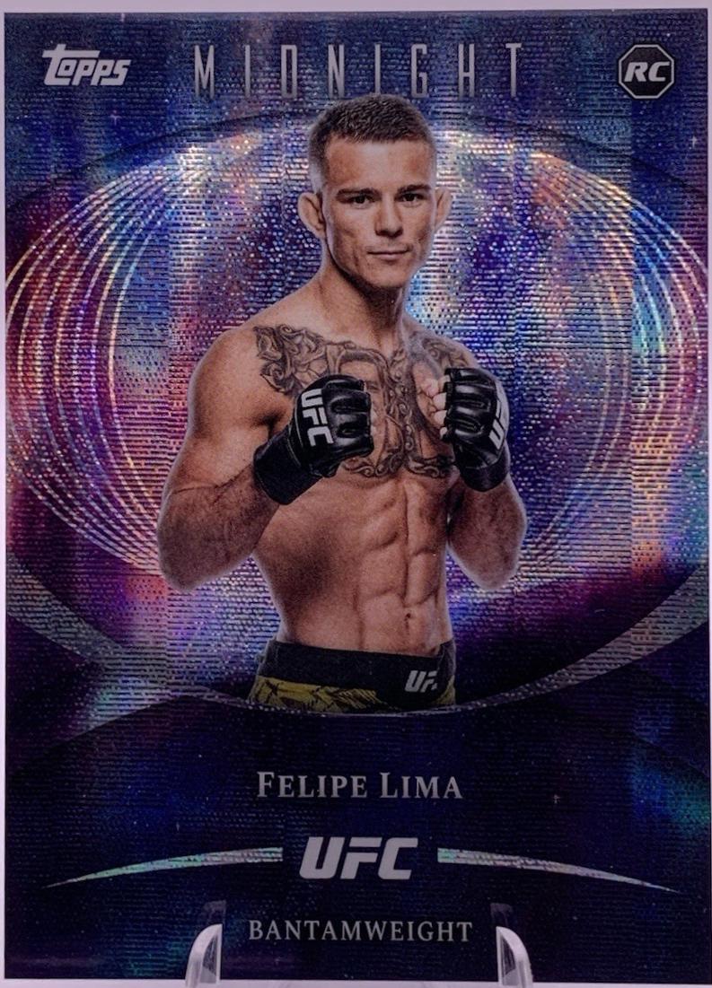Felipe Lima 2026 Topps Midnight UFC Base #12 Moon Beam
