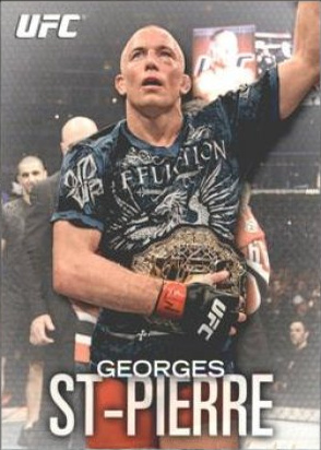 Georges St-Pierre 2012 Topps UFC Knockout Base #100 Red