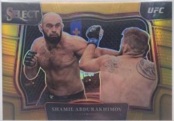 Shamil Abdurakhimov 2023 Panini Select UFC Octagonside #247 Gold