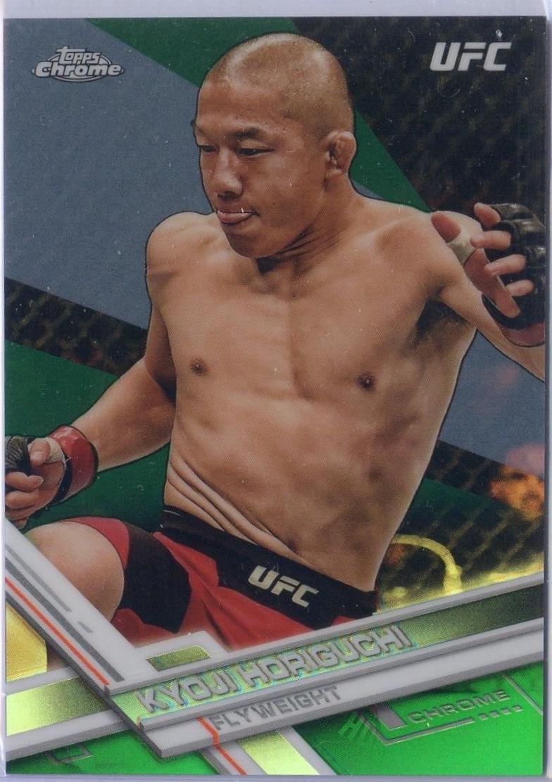 Kyoji Horiguchi 2017 Topps Chrome UFC Base #49 Green