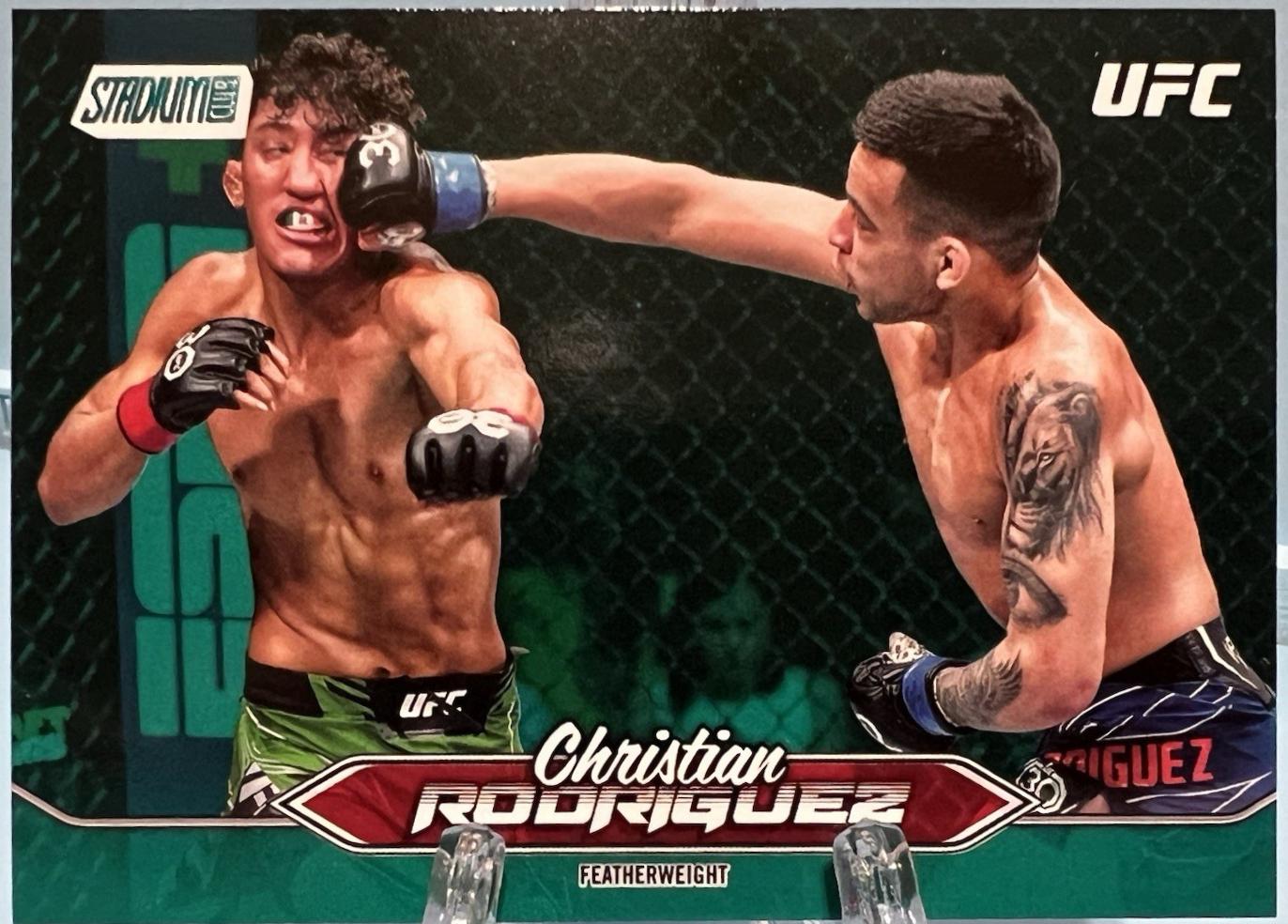 Christian Rodriguez 2025 Topps Stadium Club UFC Base #134 Teal