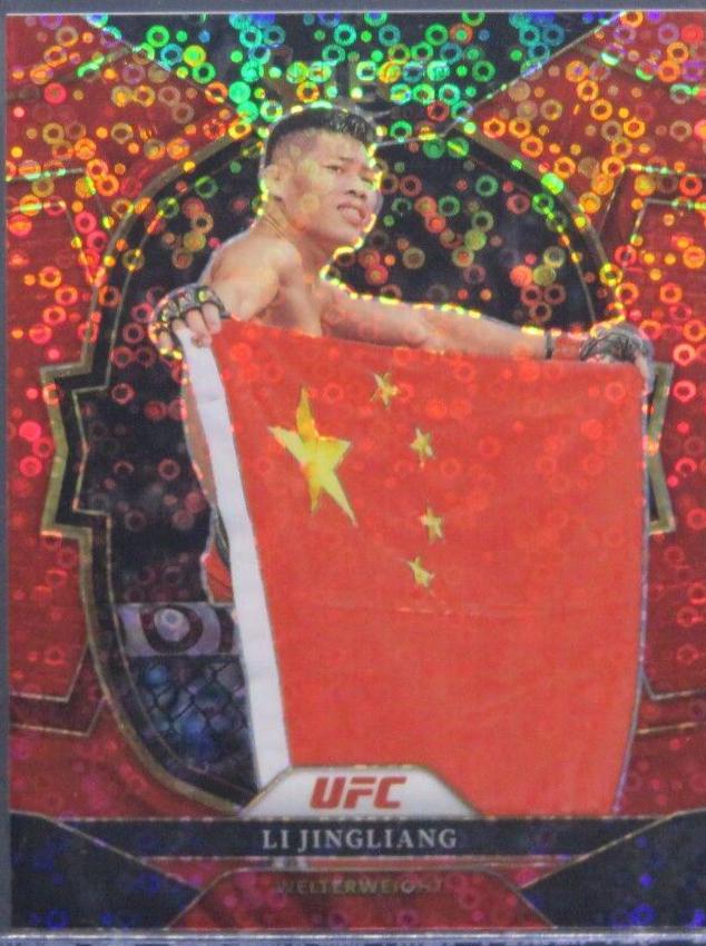 Li Jingliang 2023 Panini Select UFC Concourse #19 Red Disco