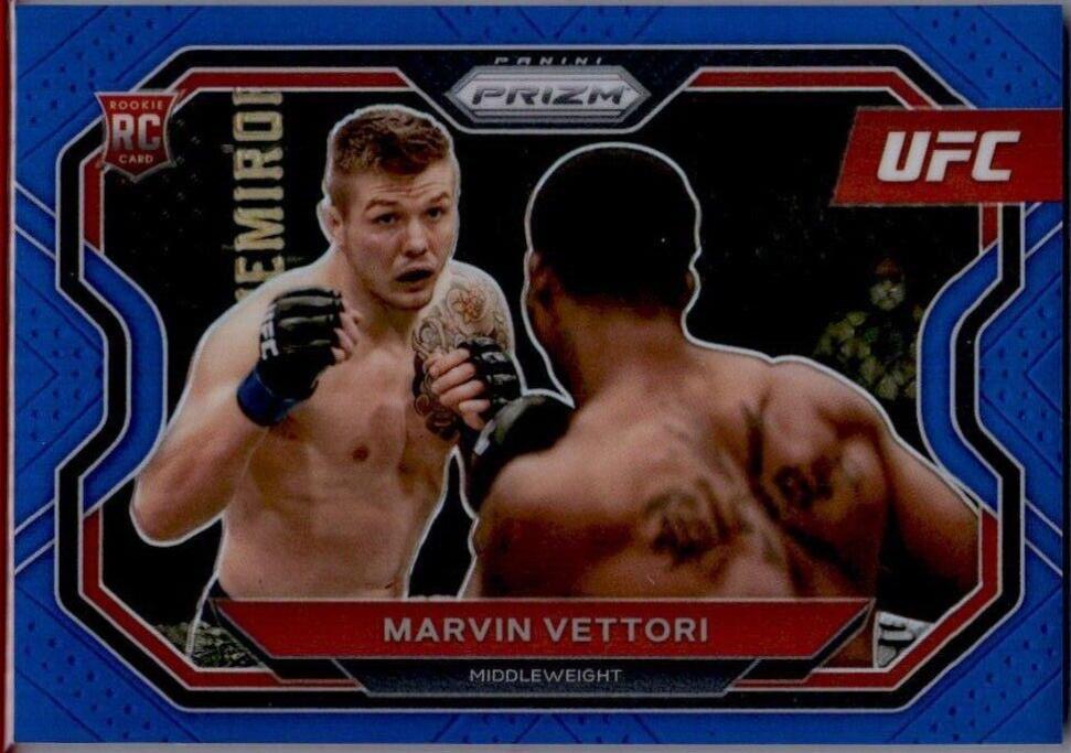 Marvin Vettori 2021 Panini Prizm UFC Base #143 Blue