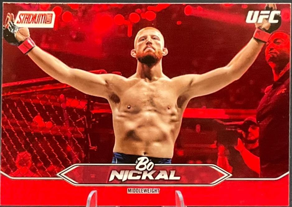 Bo Nickal 2025 Topps Stadium Club UFC Base #83 Red