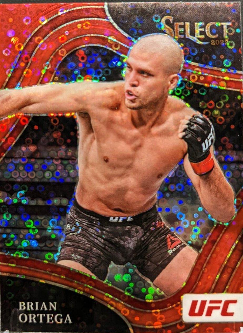 Brian Ortega 2022 Panini Select UFC Octagonside #255 Red Disco
